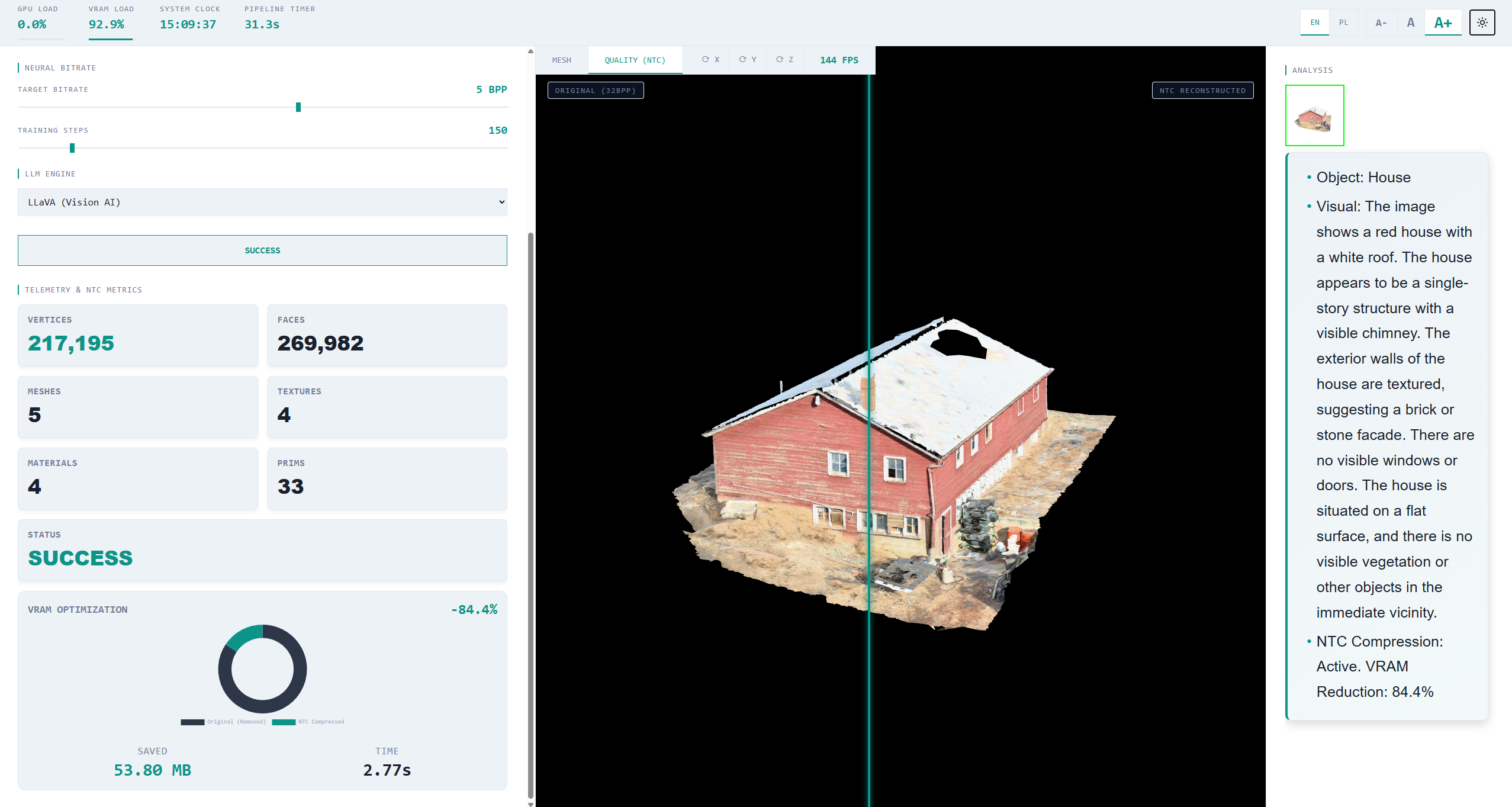 Nequ3D platform
